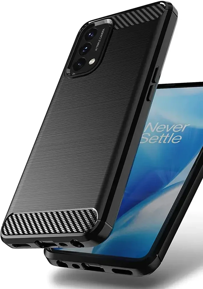 Hurtel Carbon dėklas skirtas OnePlus Nord N200 5G, juodas
