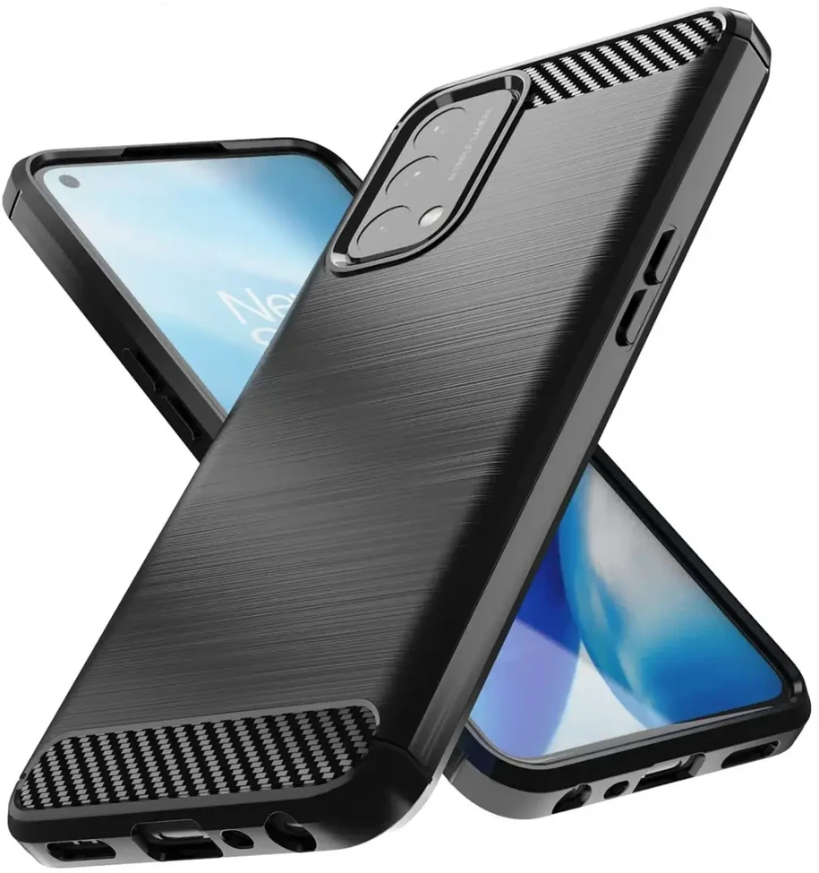 Hurtel Carbon dėklas skirtas OnePlus Nord N200 5G, juodas
