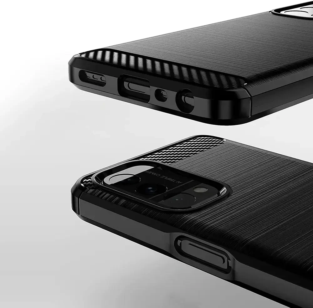 Hurtel Carbon dėklas skirtas OnePlus Nord N200 5G, juodas