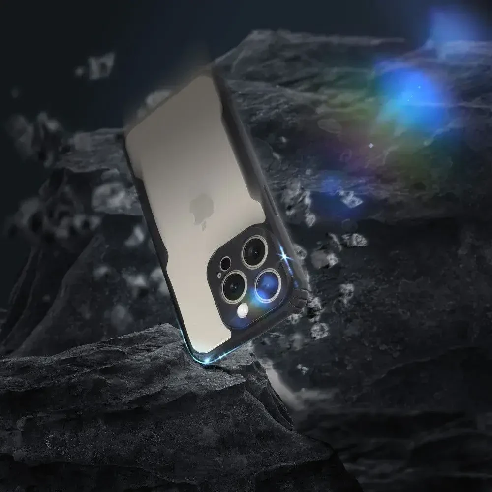 OEM dėklas, skirtas iPhone 16, apsaugantis nuo kritimo, juodas