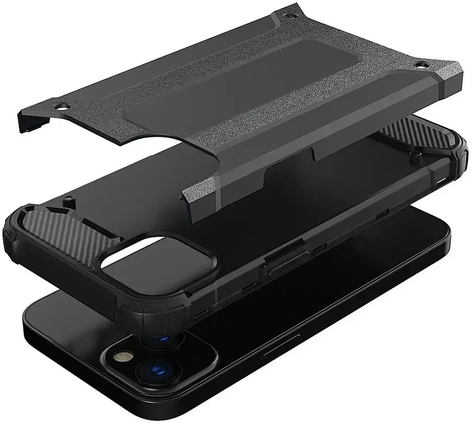 Forcell OEM dėklas, skirtas iPhone 13 MINI, juodas, „Armor“
