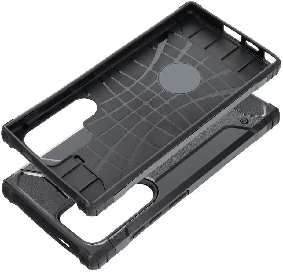 Forcell Oem ARMOR dėklas skirtas Samsung Galaxy S24 Ultra juodos spalvos