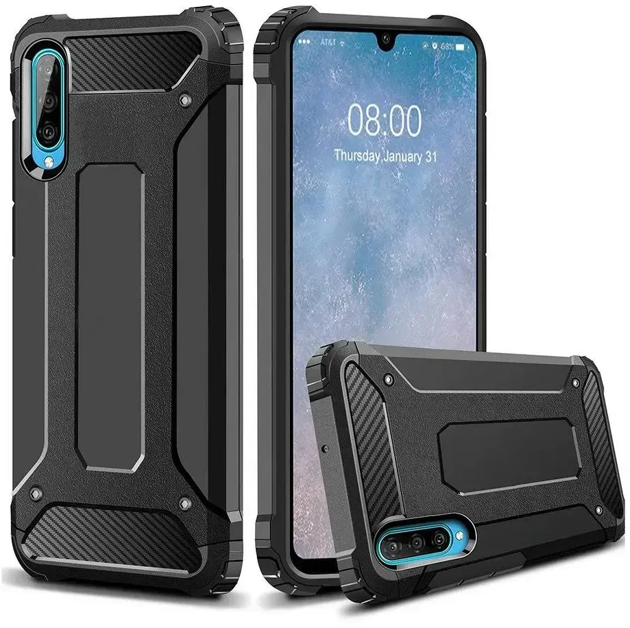 Forcell Oem ARMOR dėklas skirtas Samsung Galaxy A50 / A50S / A30S juodos spalvos