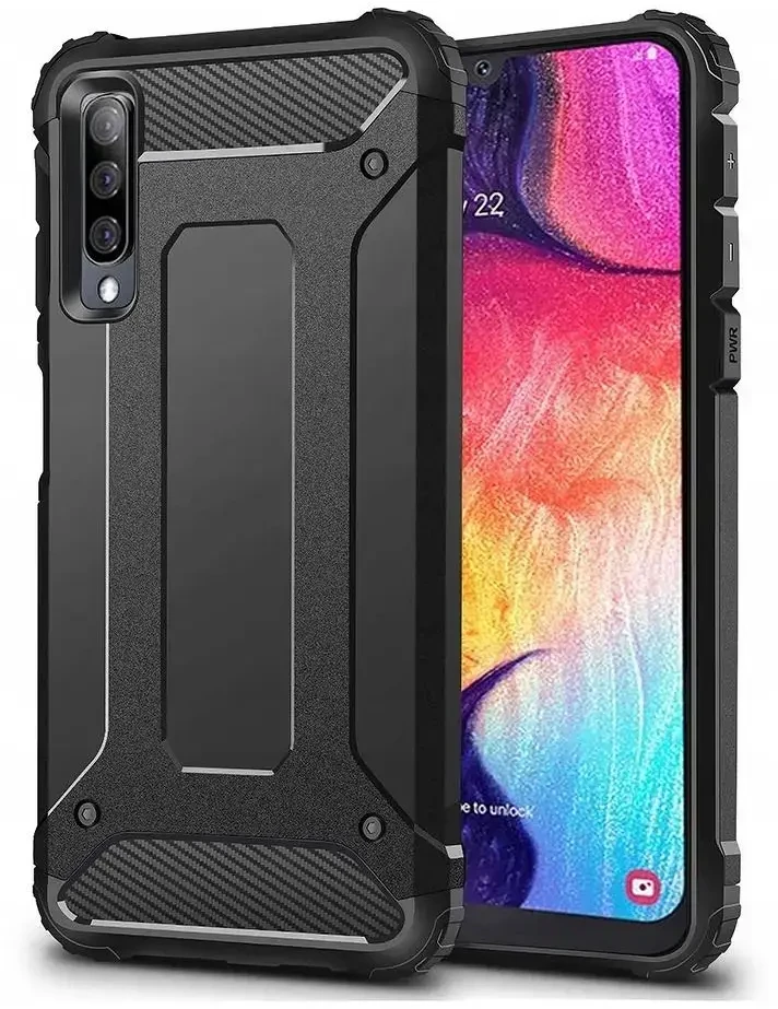 Forcell Oem ARMOR dėklas skirtas Samsung Galaxy A50 / A50S / A30S juodos spalvos