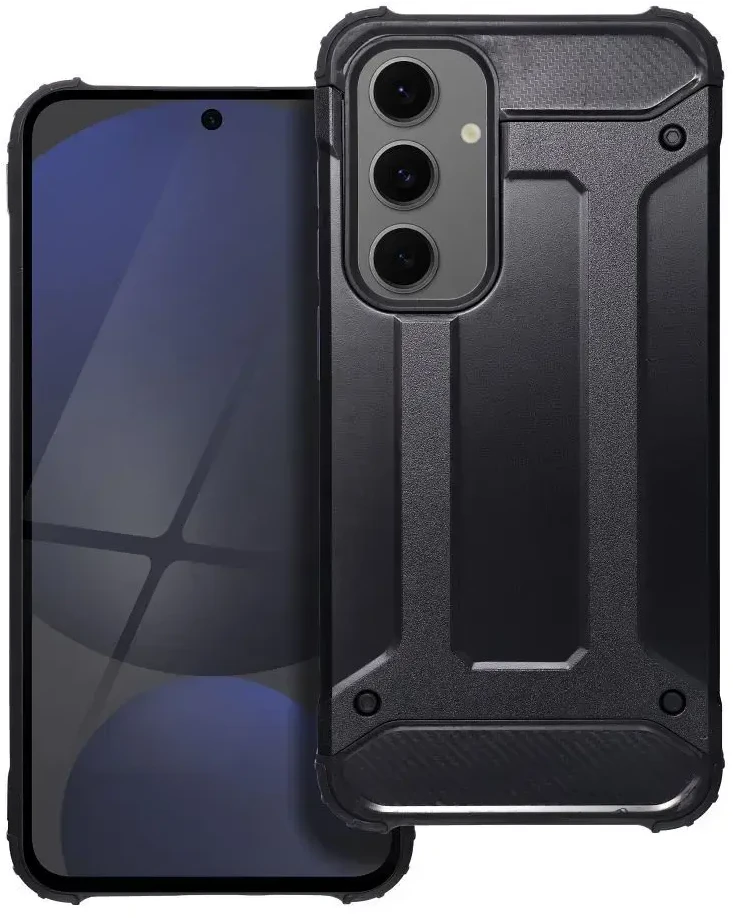 Forcell Oem ARMOR dėklas skirtas Samsung Galaxy S24 FE juodos spalvos