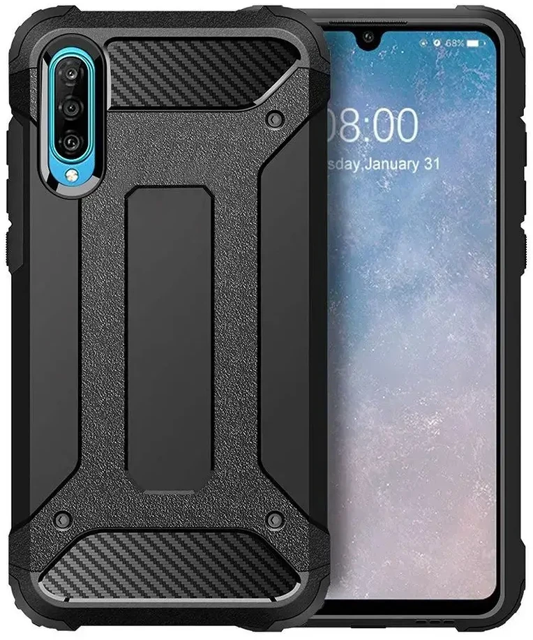 Forcell Oem ARMOR dėklas skirtas Samsung Galaxy A50 / A50S / A30S juodos spalvos