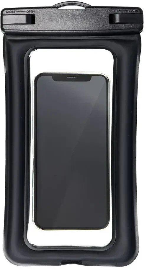Oem Vandeniui atsparus dėklas telefonui with plastikas closing AIRBAG juodos spalvos