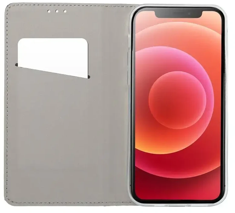 Atverčiamas dėklas, skirtas „Realme C55 Smart Case Book“, raudonas
