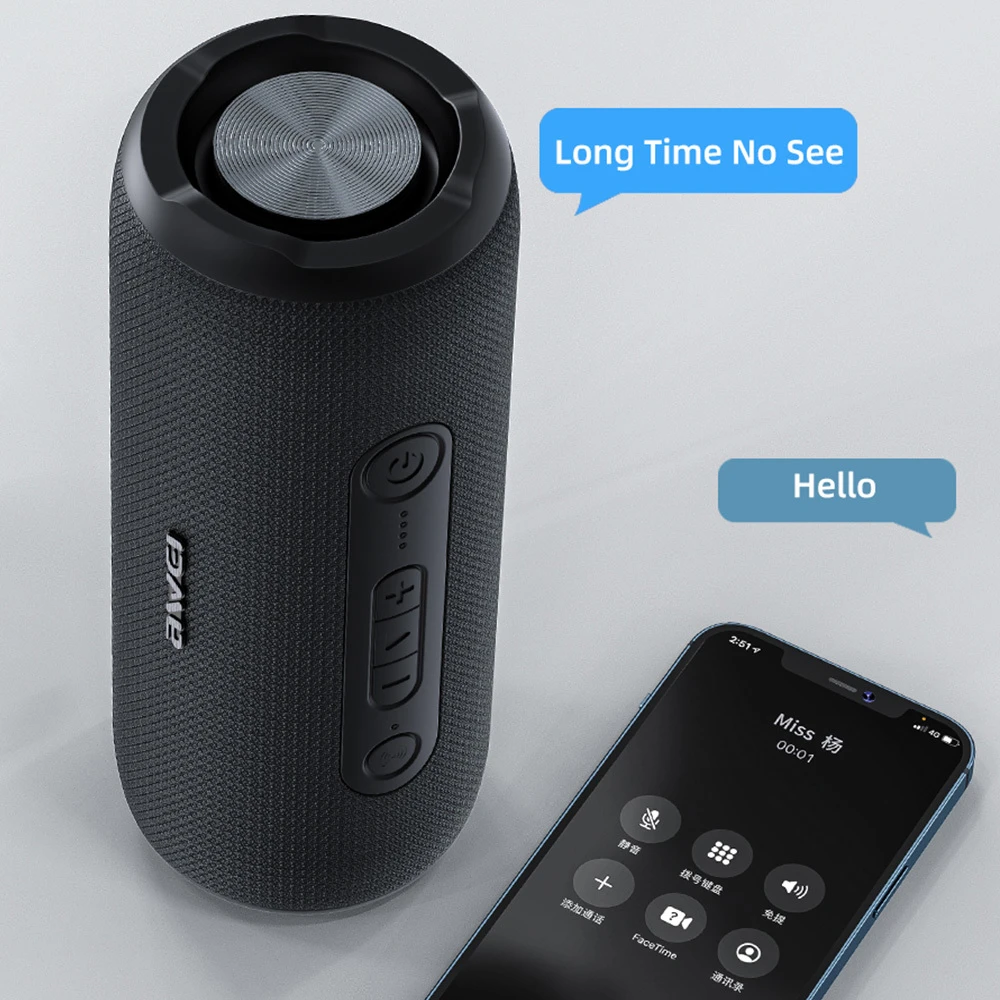 Bluetooth nešiojamas garsiakalbis Awei Y669 31W juodas