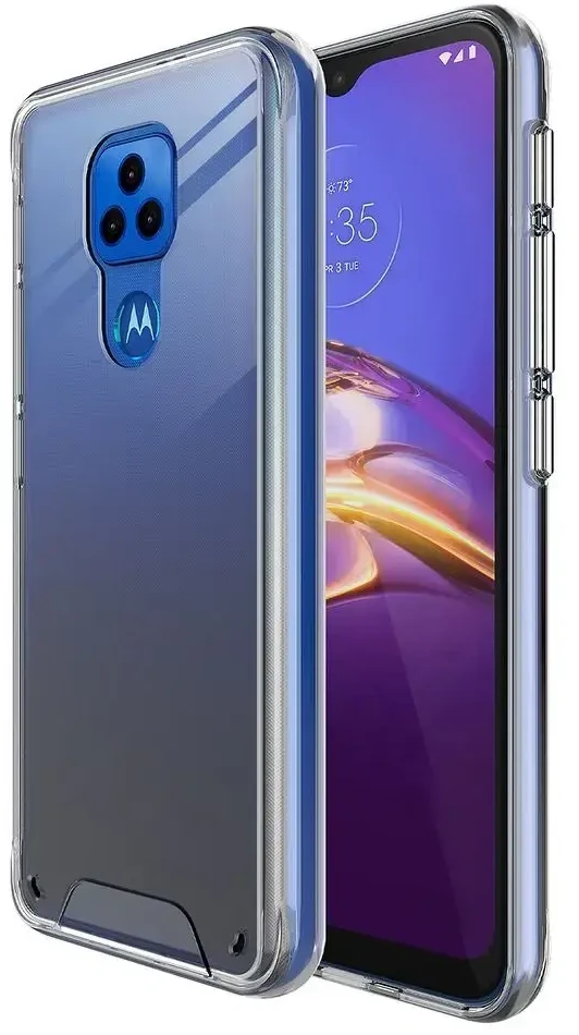 OEM dėklas Motorola E7 Power telefonui, itin plonas, 0,5 mm, skaidrus