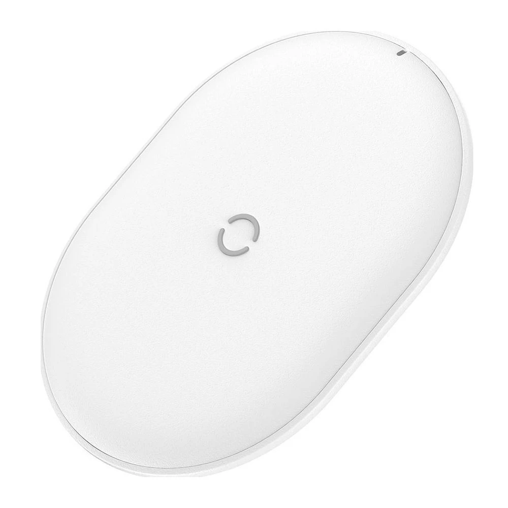 Dėklas Baseus Cobble WXYS-02 belaidis įkroviklis 9V | 2A | 15W baltas