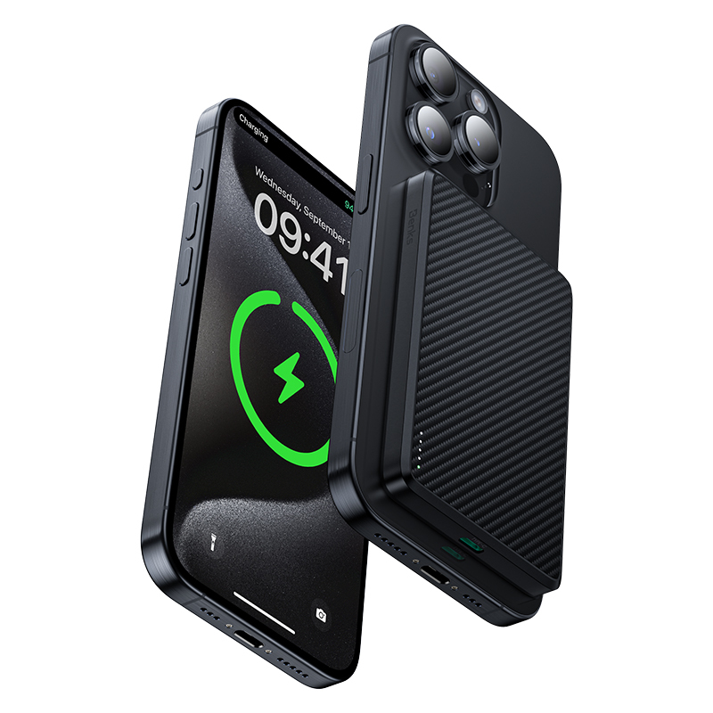 Oem Benks Power bank 10000mAh MP16 ArmorGo – Type C – magnetinė įkrovimo indukcija, juodos spalvos