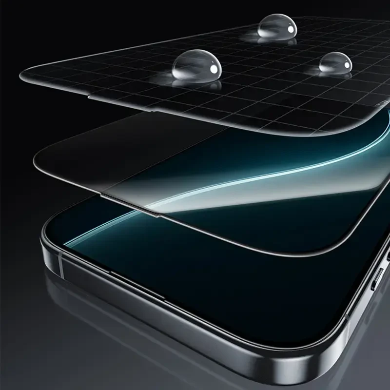 Benks Apsauginis stiklas Glass Warrior HD skirtas Apple iPhone 17 Pro juodas