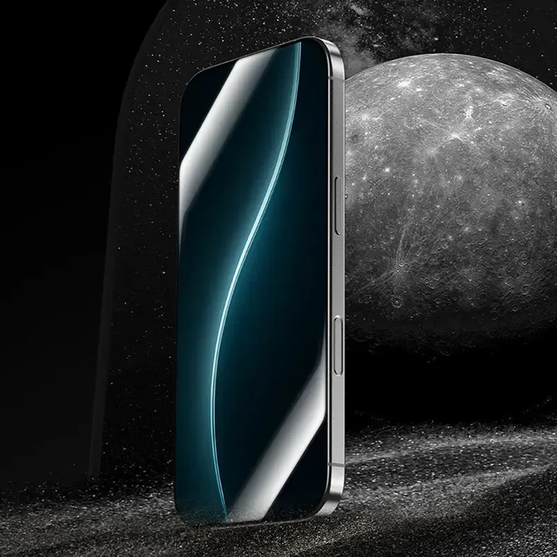 Benks Apsauginis stiklas Glass Warrior HD skirtas Apple iPhone 17/16 Pro juodas