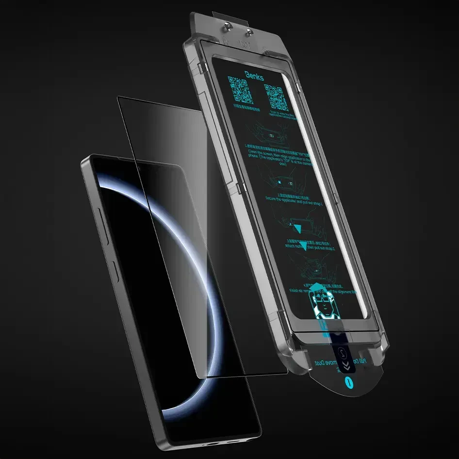 Benks apsauginis stiklas Glass Warrior HD skirtas Samsung Galaxy S25 Ultra (with fingerprint unlock)