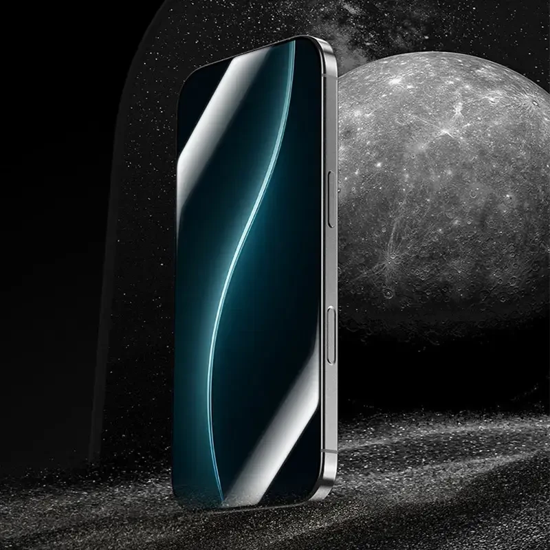 Benks Apsauginis stiklas Glass Warrior Sapphire Coating skirtas Apple iPhone 17 Pro Max juodas