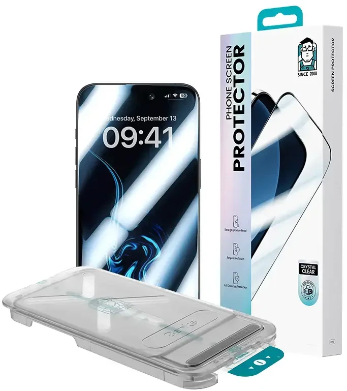 Benks Apsauginis stiklas Ultra Shield HD Glass (AA67) skirtas Apple iPhone 17/16 Pro juodas