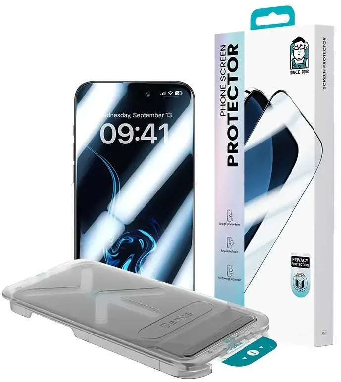 Oem Benks Apsauginis stiklas Ultra Shield Privacy Glass (FF70) skirtas Apple iPhone 17 Pro Max juodas