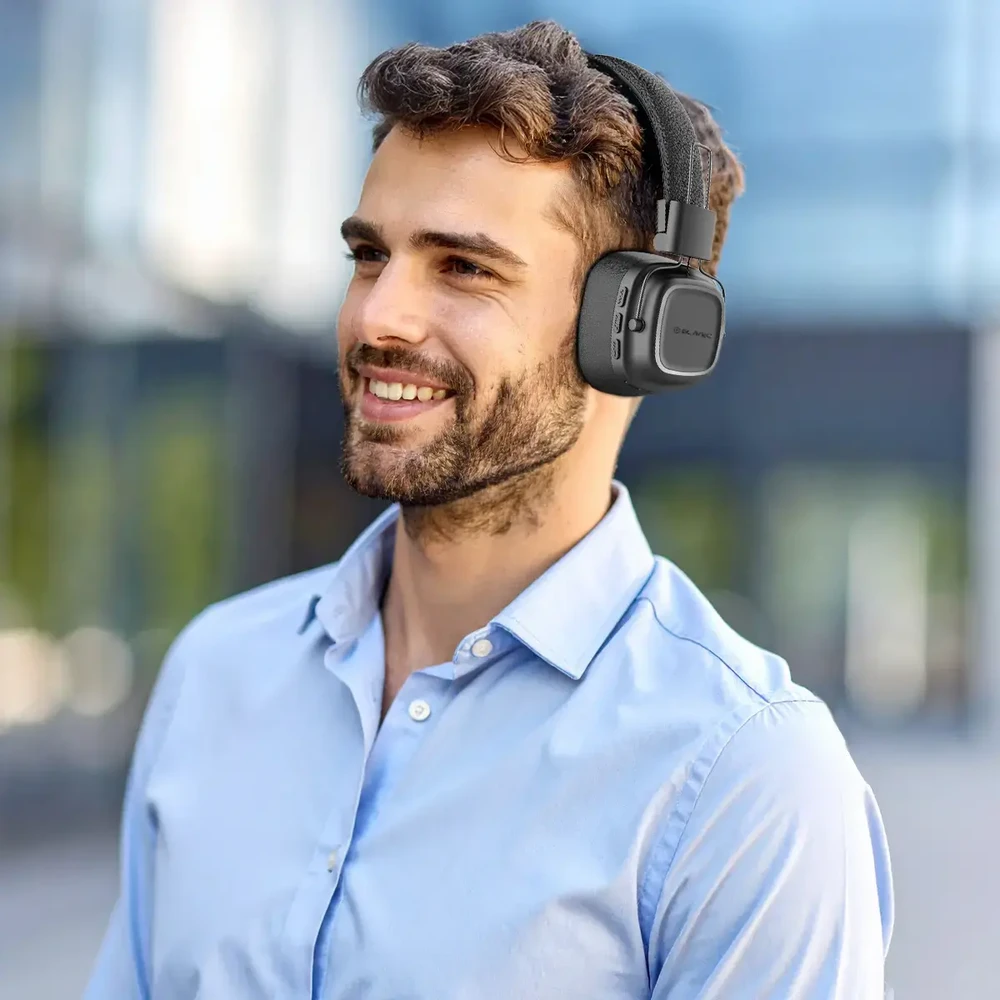 Oem Bluetooth ausinės BO-11 Bass Admiral (BO11-B) juodos spalvos