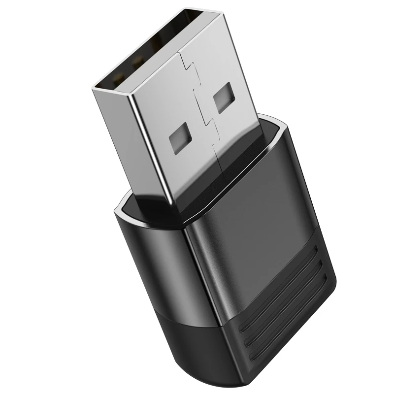 Oem Borofone Adapteris BV18 – USB to Type C – juodas