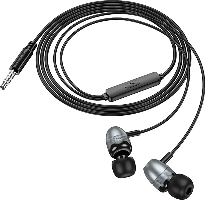 Oem Borofone Ausinės BM95 Excepcional su mikrofonu pilkos spalvos