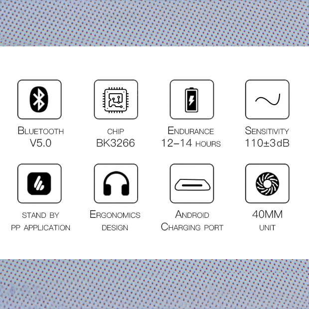 Ausinės Yesido EP03 BT 300mAh