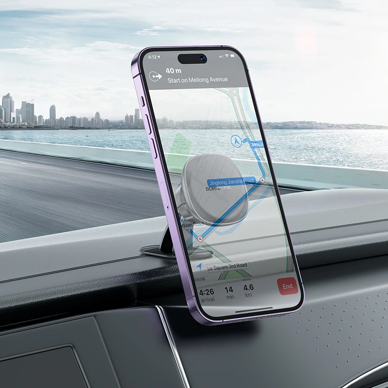 Automobilinis telefono laikiklis Borofone BH103 (dashboard) juodas