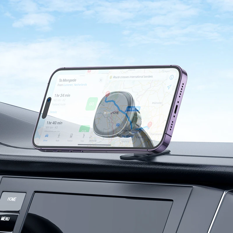 Automobilinis telefono laikiklis Borofone BH103 (dashboard) juodas