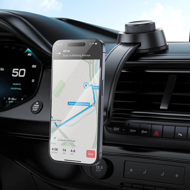 Borofone automobilinis laikiklis BH123 Profit magnetic to dashboard juodas