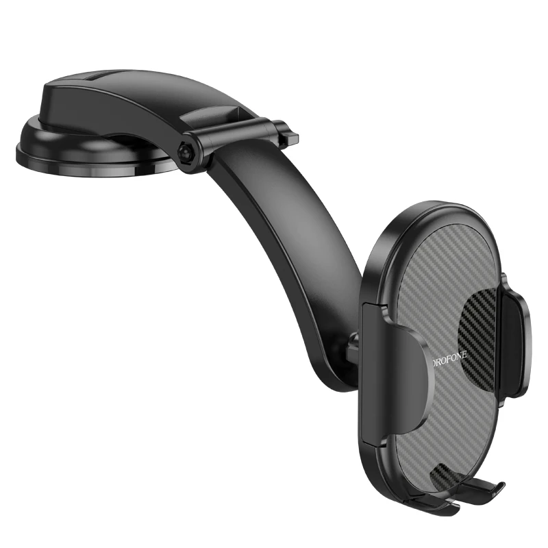 Borofone automobilinis laikiklis BH73 Charm with suction cup juodos spalvos