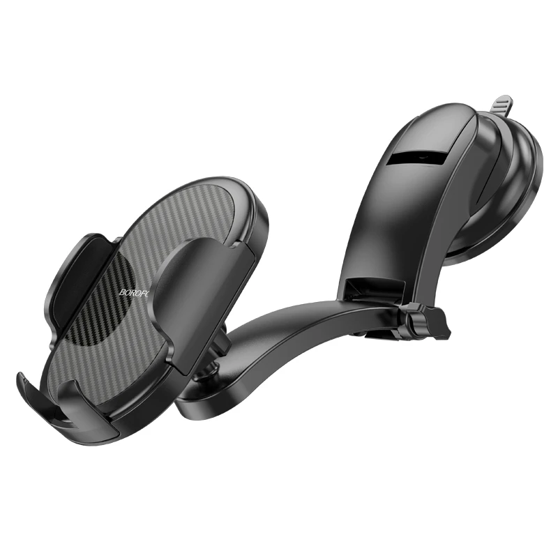 Borofone automobilinis laikiklis BH73 Charm with suction cup juodos spalvos