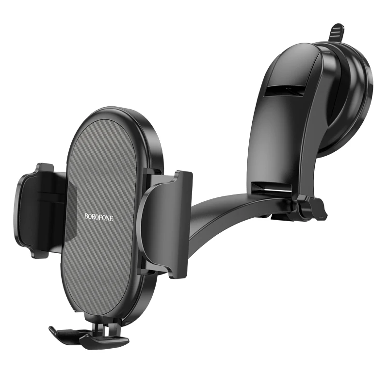 Borofone automobilinis laikiklis BH73 Charm with suction cup juodos spalvos