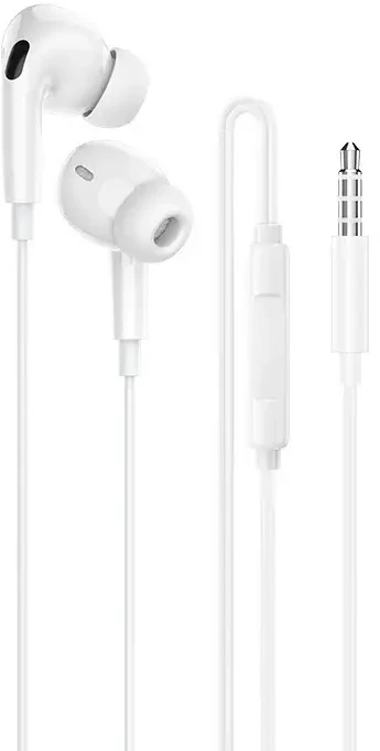 Oem Borofone ausinės BM100 Pro Fuente su mikrofonu baltos spalvos