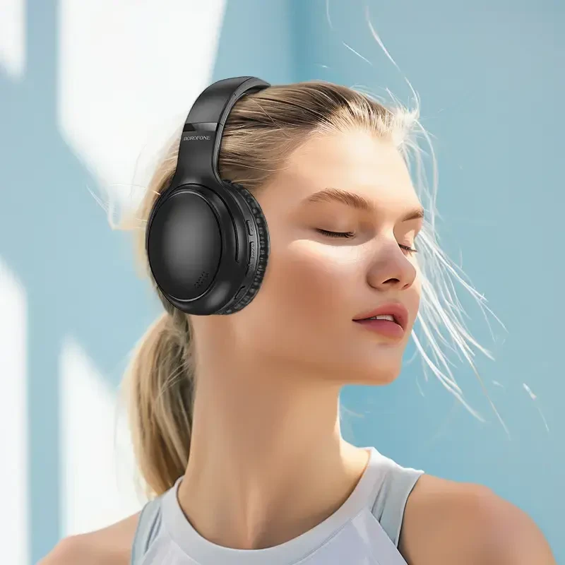 Oem Borofone Ausinės BO29 Fascinador bluetooth juodos spalvos