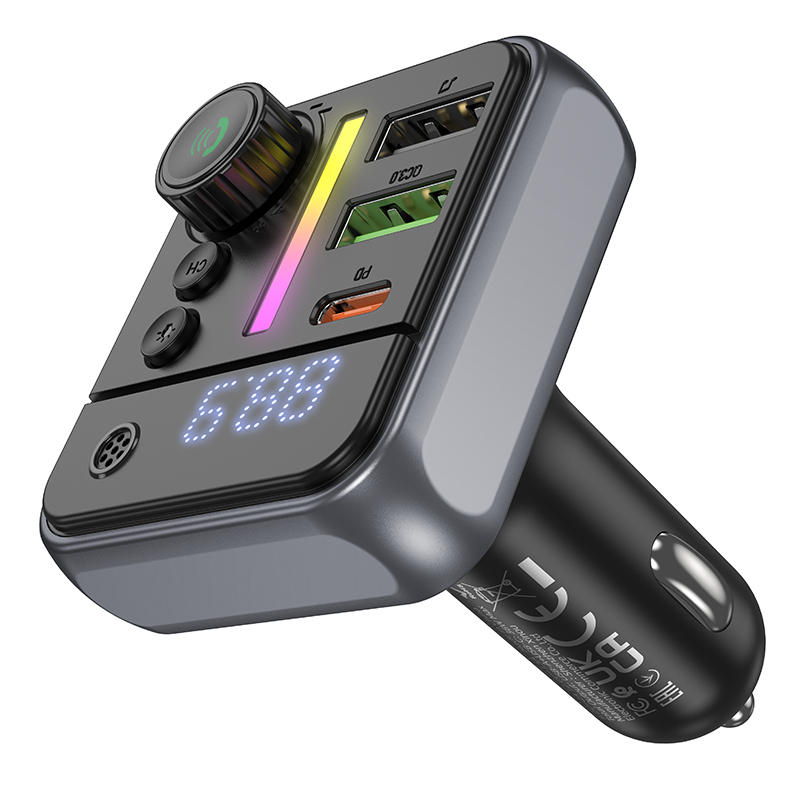 FM bangų moduliatorius Borofone BC50 PD20W+QC3.0