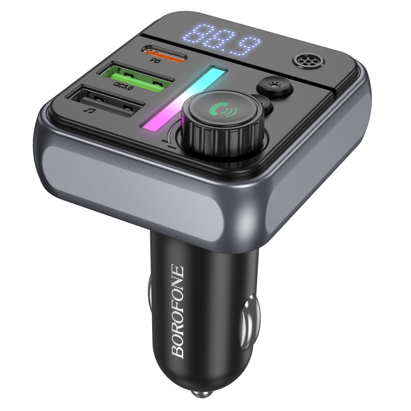 FM bangų moduliatorius Borofone BC50 PD20W+QC3.0