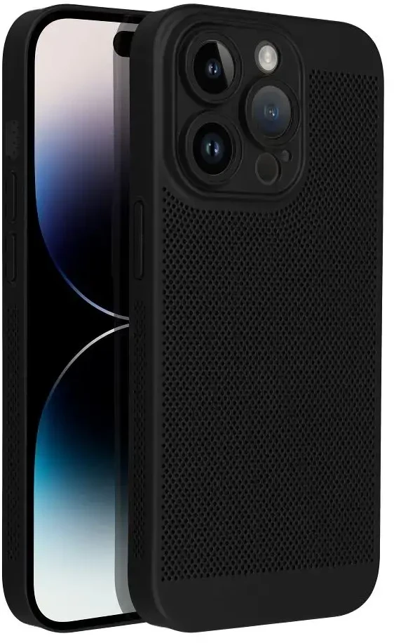 Dėklas Oem Case for iPhone 16 PRO Breezy juodas