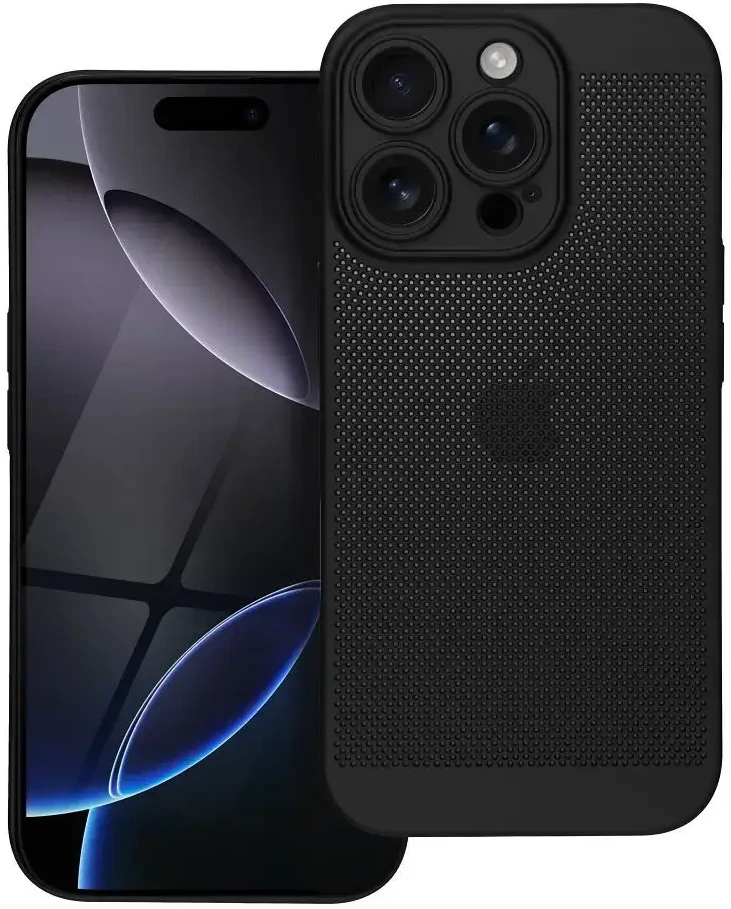 Dėklas Oem Case for iPhone 16 PRO Breezy juodas