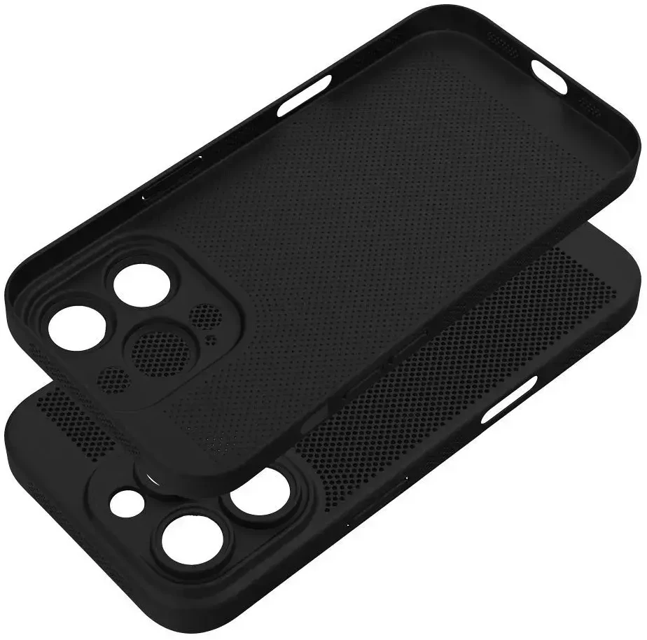 Dėklas Oem Case for iPhone 16 PRO Breezy juodas