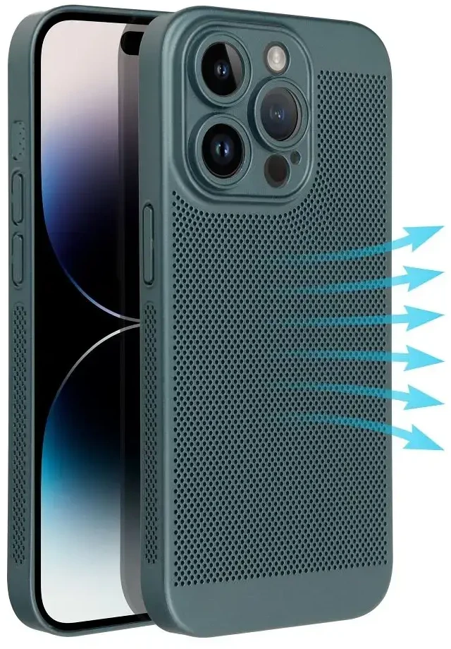 Oem BREEZY Dėklas skirtas Samsung Galaxy A35 5G žalios spalvos