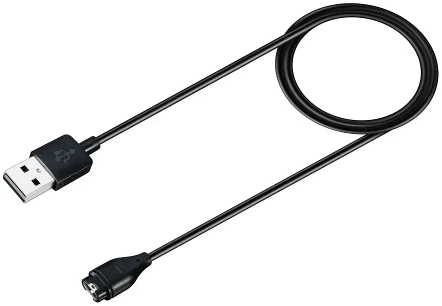 USB Laidas išmaniesiems laikrodžiams GARMIN FENIX 5 / 5 Plus / 5S / 5X / 6 / 6S / 6X / 7 / VIVOACTIVE 3 ir kt. HD24 1 m juodas