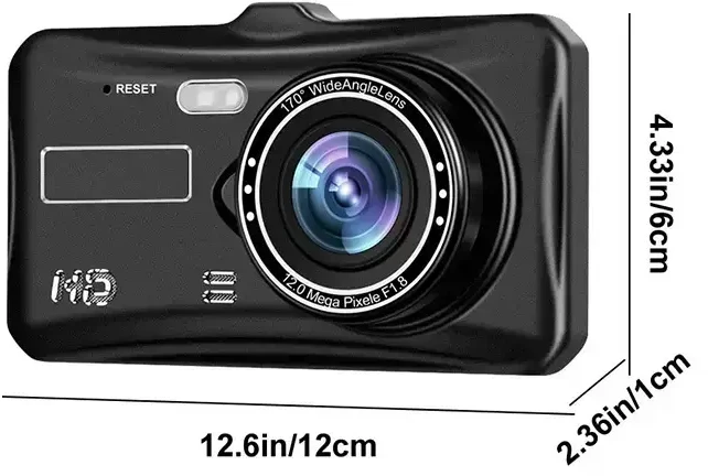 Oem Topt Automobilinis vaizdo registratorius DVR-03 4,0 coliai + galinio vaizdo kamera