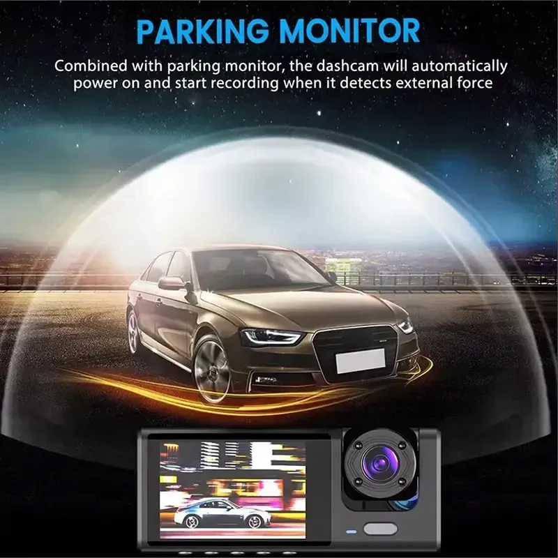 Oem Topt Automobilinis vaizdo registratorius DVR-06 2,0 coliai + galinio vaizdo kamera