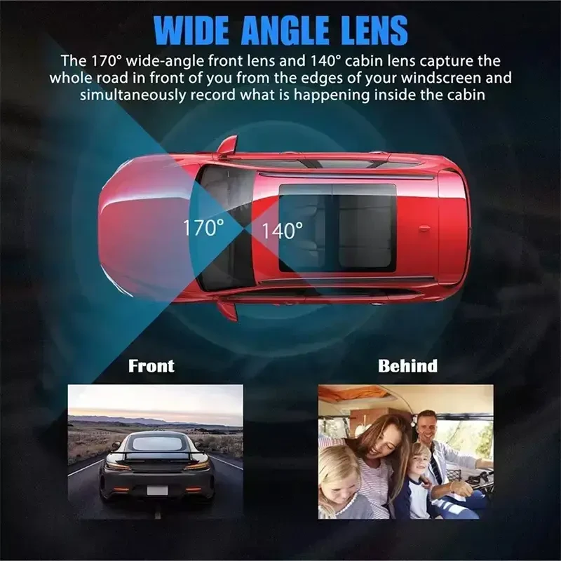 Oem Topt Automobilinis vaizdo registratorius DVR-06 2,0 coliai + galinio vaizdo kamera