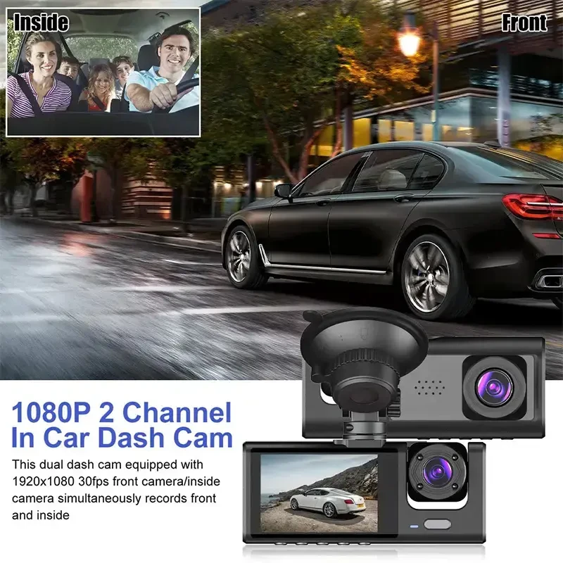 Oem Topt Automobilinis vaizdo registratorius DVR-06 2,0 coliai + galinio vaizdo kamera