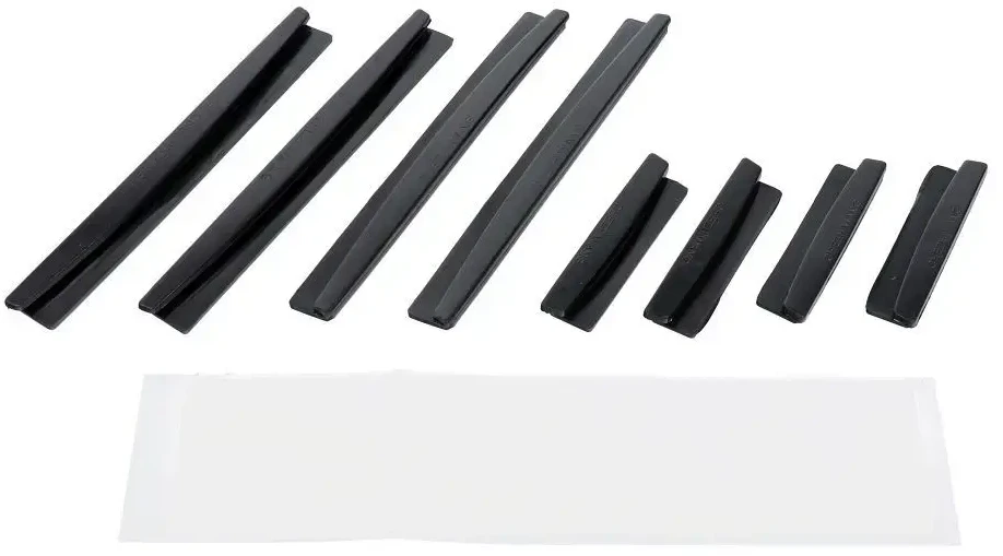 Oem Car door edge protector 8 pcs juodos spalvos