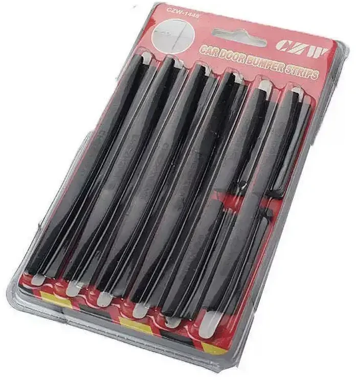 Oem Car door edge protector 8 pcs juodos spalvos