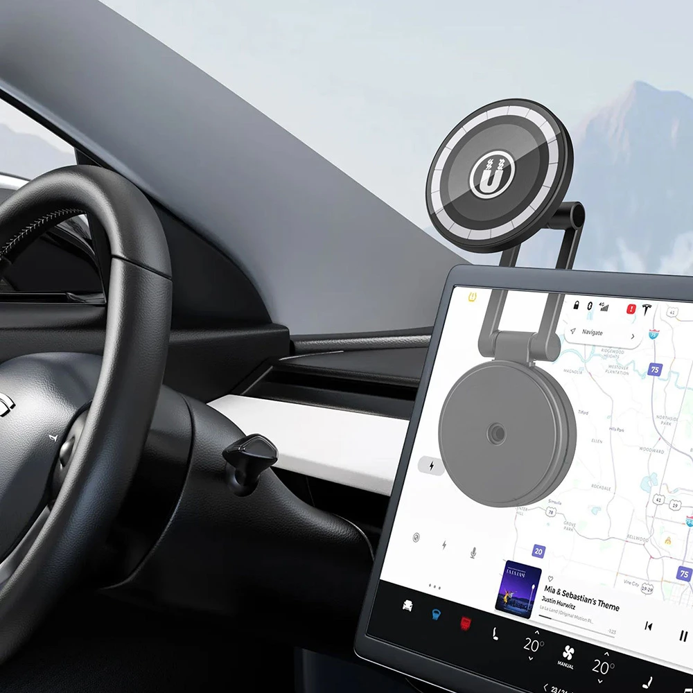 Remax Topt automobilinis laikiklis LE-07 magnetinis, stick-on base to dashboard