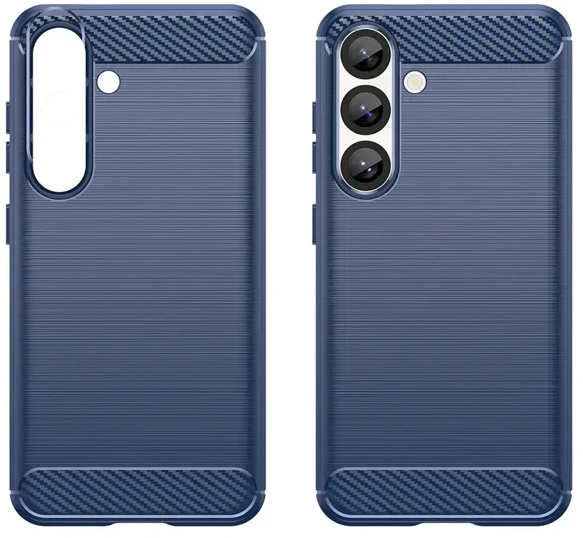 Hurtel Carbon dėklas skirtas Apple iPhone 16e – mėlynos spalvos