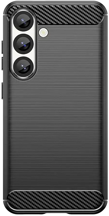 Hurtel Carbon dėklas skirtas Samsung Galaxy S25 Edge – juodos spalvos